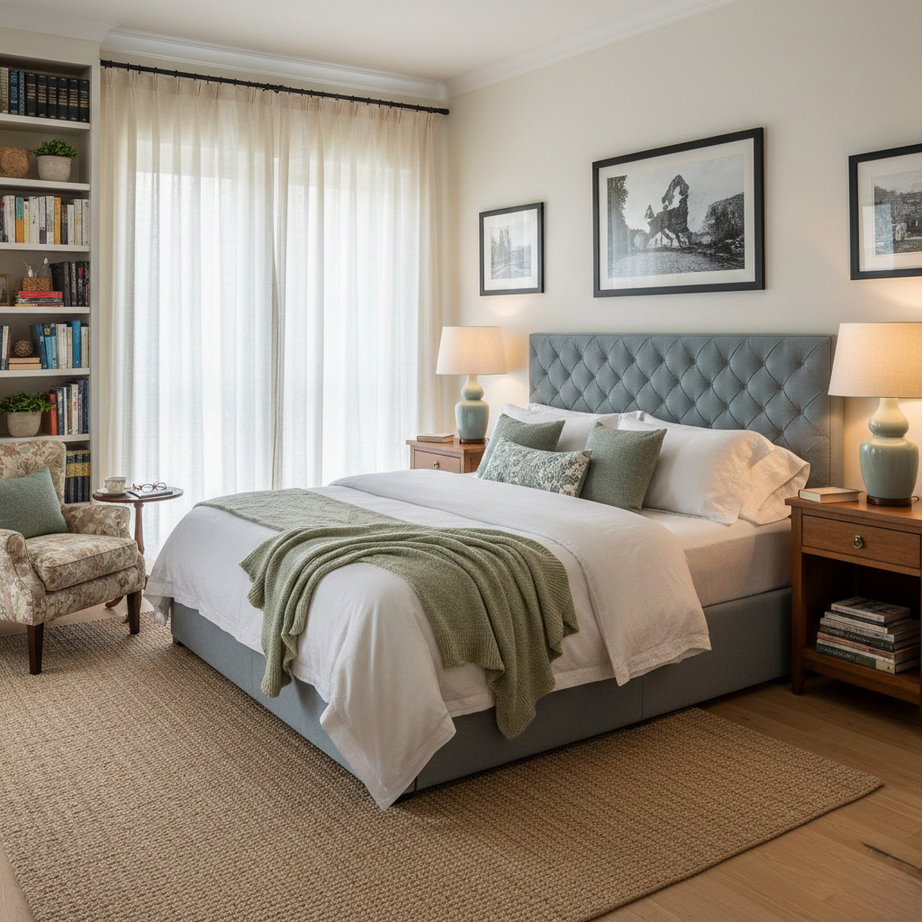 一日の疲れを癒し、安心して休める寝室づくり