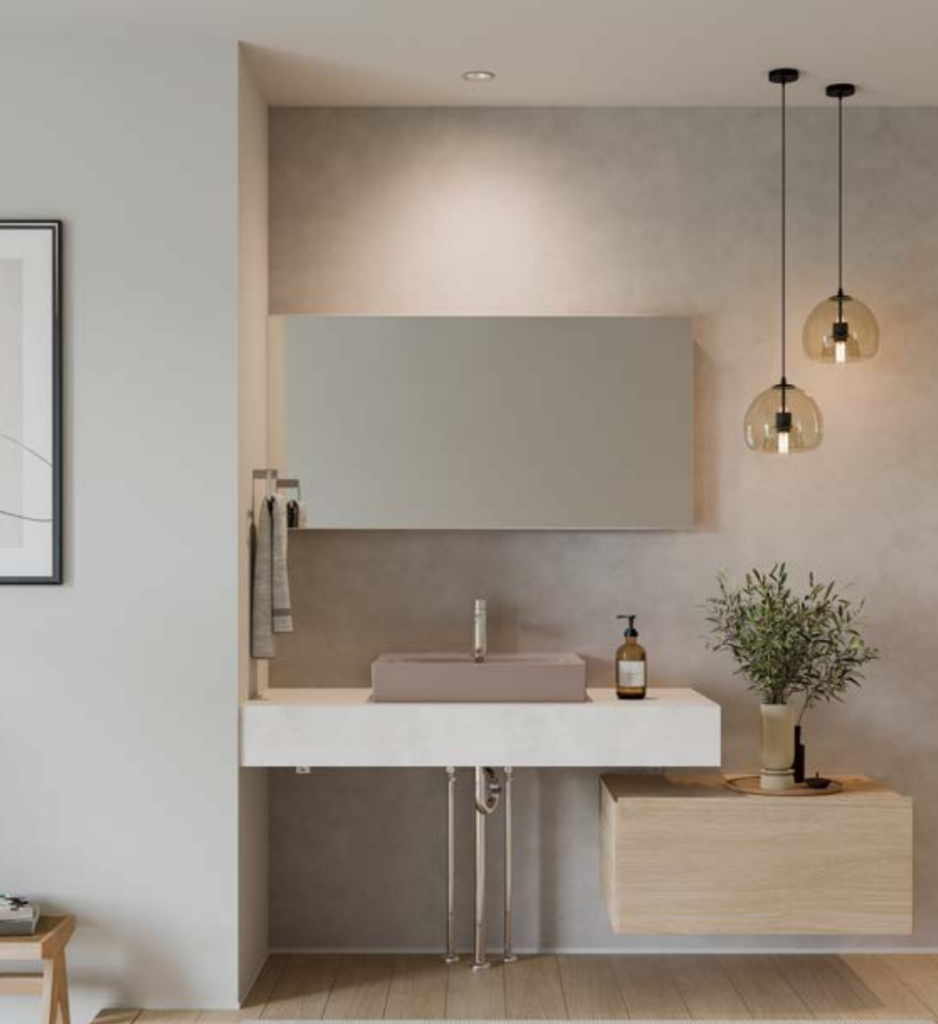 無垢材の床とマットな質感の素材を取り入れた北欧ナチュラルなリノベーション空間｜自然素材を活かしたインテリア