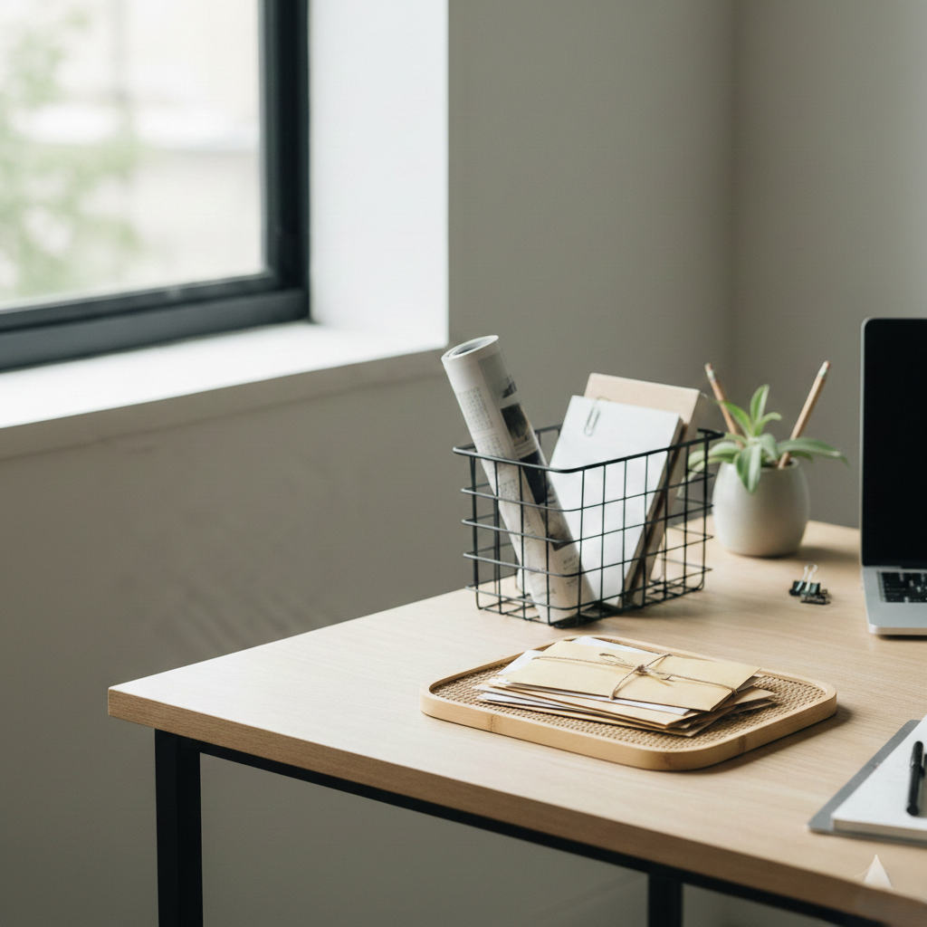 ダイニングテーブルをすっきり保つトレー活用術・暮らしを整える収納の工夫(杉並区リノベ提案)