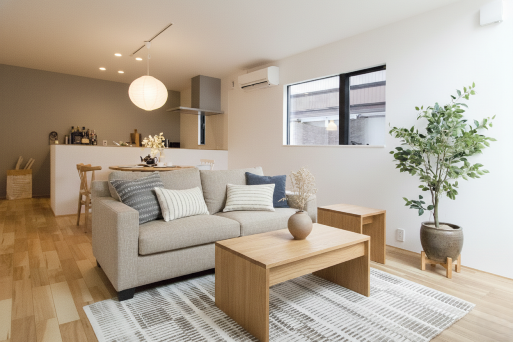 杉並区のリノベーション事例｜ジャパンディスタイルでつくる静かな暮らしと北欧ナチュラルなリビング空間