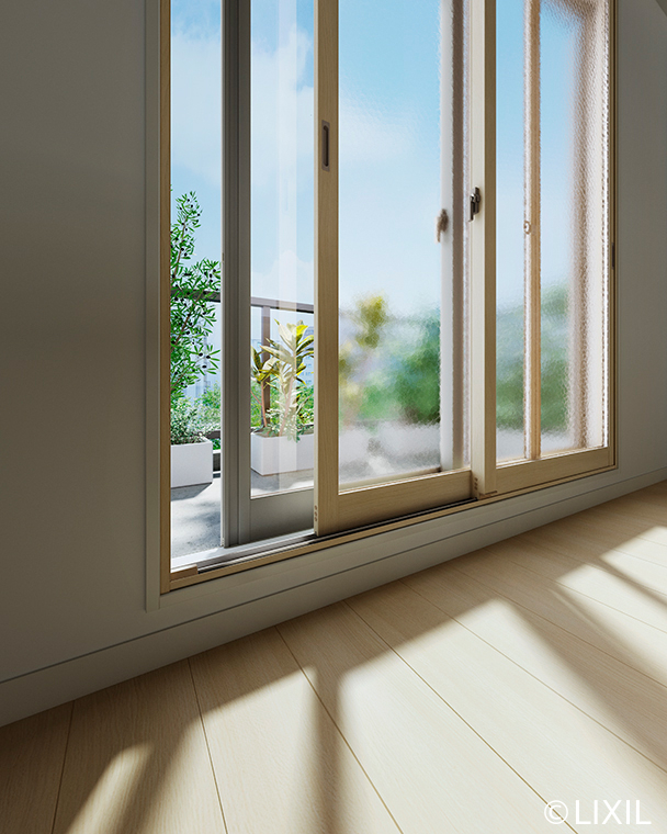 内窓設置で快適性が向上した落ち着いた住空間