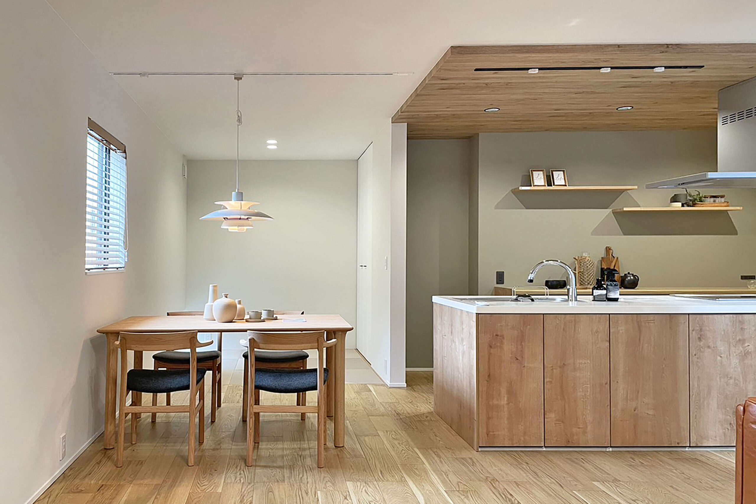 落ち着いた北欧ナチュラルなリノベーション空間の完成イメージ