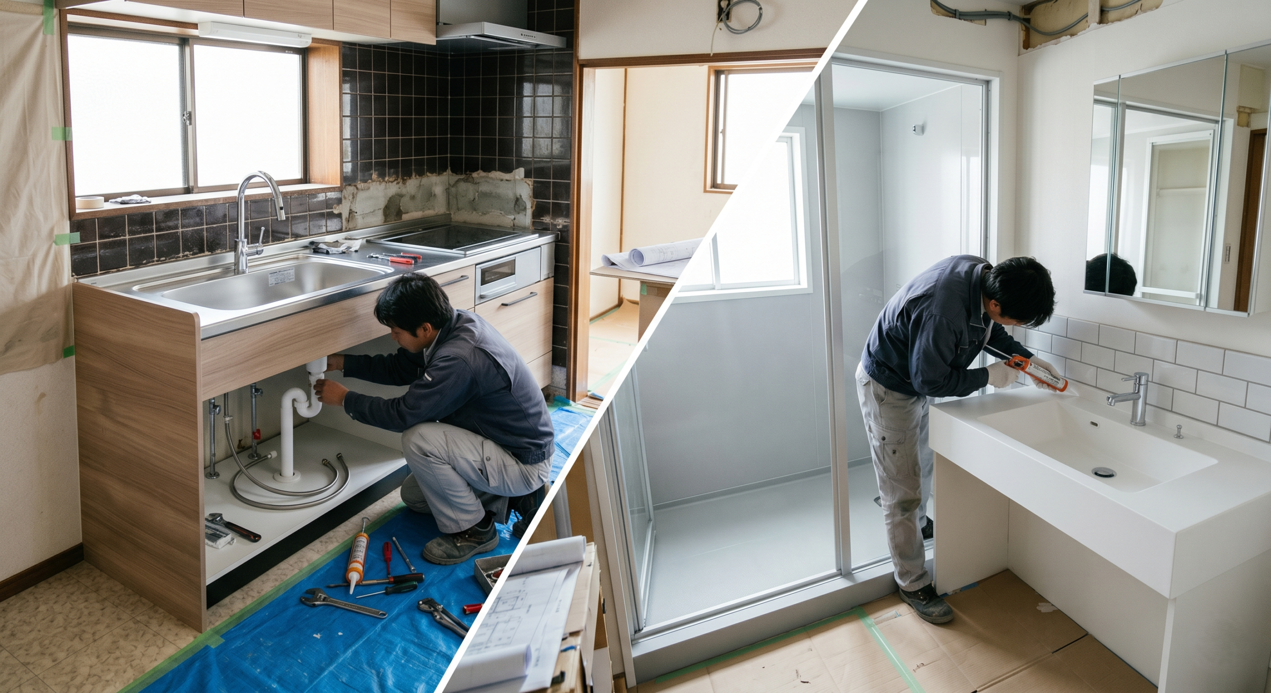 リノベーション費用の内訳を示した分かりやすい図解